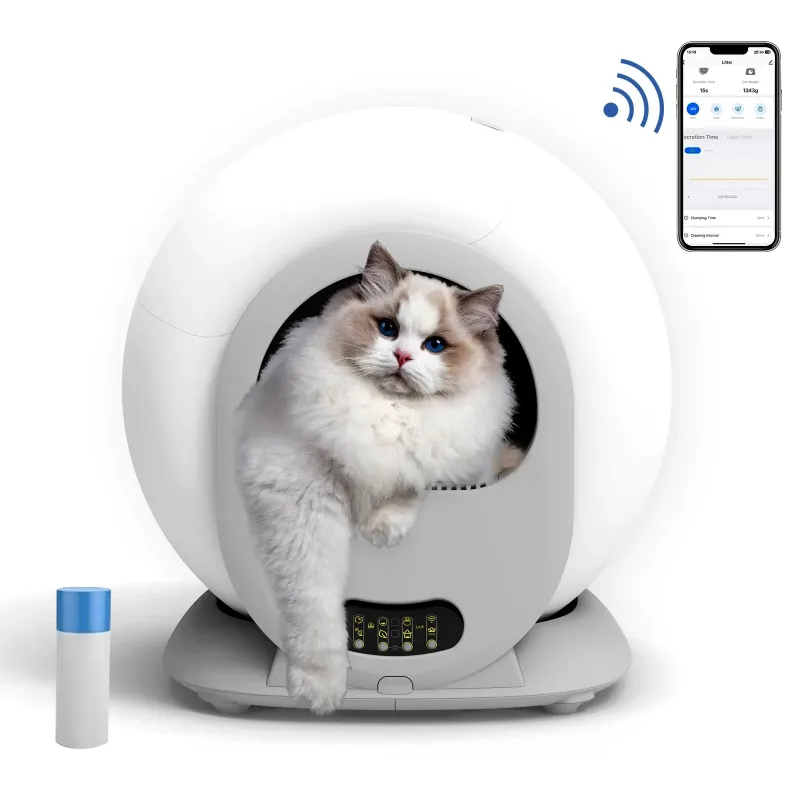 Photo 1 of **MISSING THE SCOOPER****XCLOUD Smart Automatic Self-Cleaning Cat Litter Box, xSecure/Odor Removal/APP Control, 65L
