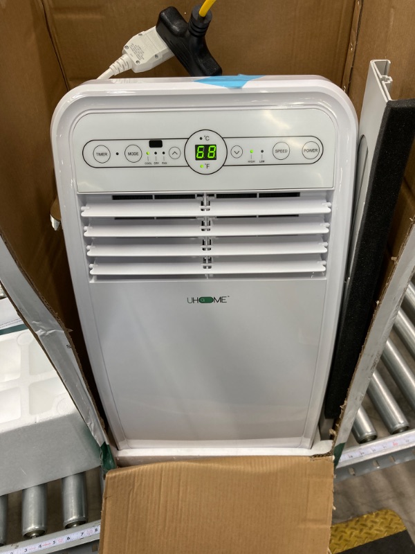 Photo 2 of 2024 New Portable Air Conditioner, 8000 BTU Compact AC Unit with Cooling, Dehumidifier, Fan, Remote Control and Window Mount Kit Included, White