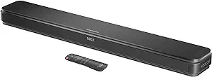 Photo 1 of 2.1ch 120W Sound Bar for TV with Dolby Audio and Dual Built-in Subwoofers, Bluetooth TV Speaker Soundbar with HDMI-ARC and Optical Connectivity, Enhanced Clarity and Balanced Bass, Black