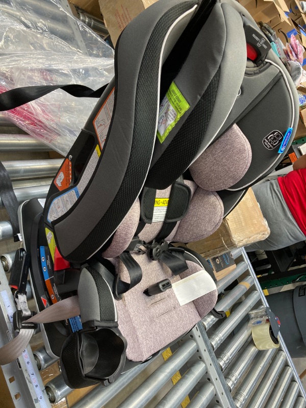 Photo 8 of Graco SlimFit 3 in 1 Car Seat -Slim & Comfy Design Saves Space in Your Back Seat, Darcie, One Size SlimFit Darcie