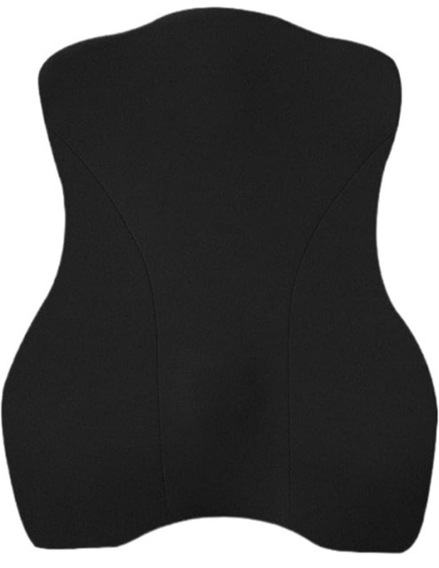 Photo 1 of Car seat headrest Car Fit for Seat Support Cushion Soft Head Neck Pillow Mat Car Fit for Seat Shape Waist Support (Color : Black-Back)