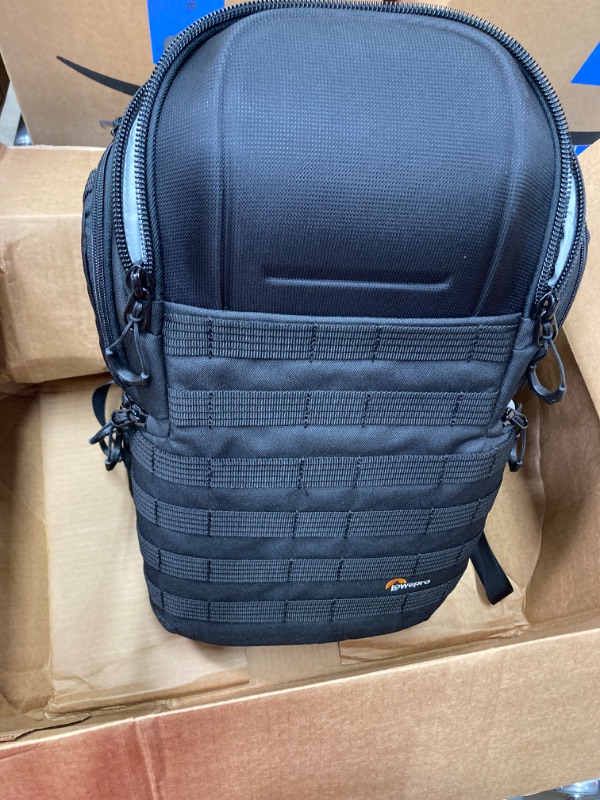 Photo 1 of Lowepro ProTactic 350 AW II Modular Backpack with All Weather Cover for Laptop Up to 13 Inch for Professional Cameras, Mirrorless, CSC and Drones, LP37176-PWW, Black