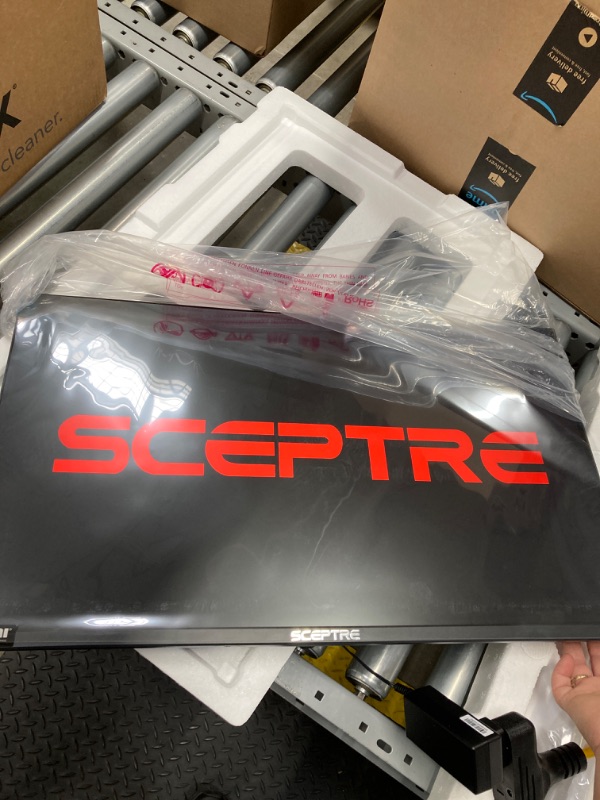 Photo 2 of Sceptre 27-inch IPS Gaming Monitor up to 165Hz DisplayPort HDMI 300 Lux Build-in Speakers, Machine Black (E278B-FPT168)