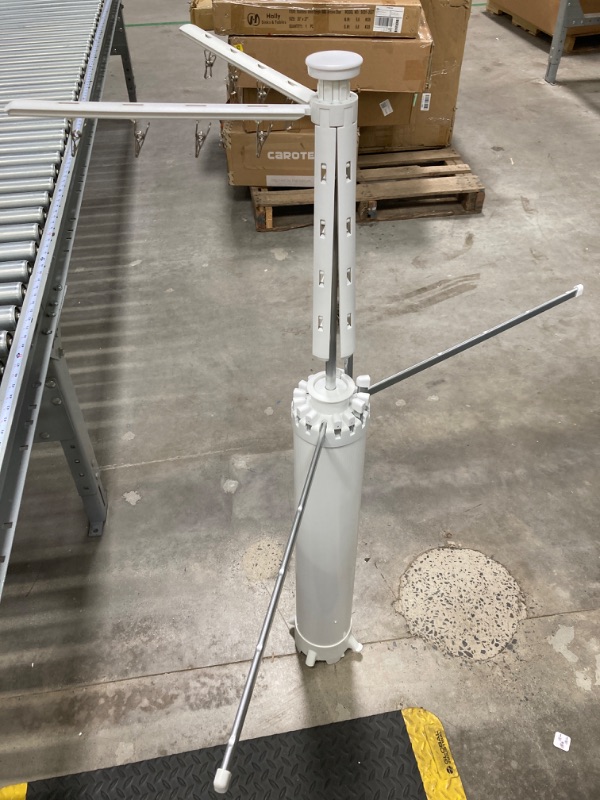 Photo 1 of Octopus Cylinder Clothes Drying Rack – Foldable Laundry Stand, Rotatable Holder for Clothing - Space Saving Hanger of 22 Rods and 315 inches Capacity, Tripod Style with 24 Hanging Clips