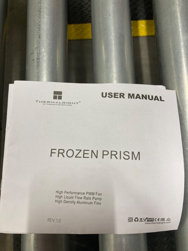 Photo 4 of ***MISSING PARTS*** Thermalright Frozen Prism 360 White ARGB CPU Liquid Cooler,Efficient PWM Controlled Pump 3300RPM,3×TL-E12 Series PWM Fan,Water Cooling Computer Parts,for AMD AM4/AM5,Intel 1150/1156/1200/1700/2011 FP360 WHITE ARGB
