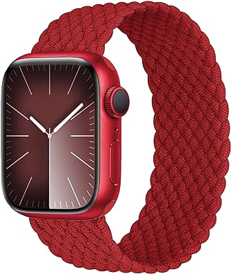 Photo 1 of SOLOLUP Braided Solo Loop for Apple Watch Bands 40mm 41mm 44mm 45mm 38mm 42mm iWatch Ultra/2 Band 49mm Woman Men,Stretchy Nylon Sport Elastic Wristband for Apple Watch Ultra2 Series 9 8 7 6 5 4 3 SE 
