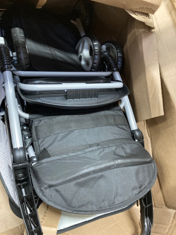 Photo 2 of Graco DuoGlider Double Stroller | Lightweight Double Stroller with Tandem Seating, Glacier