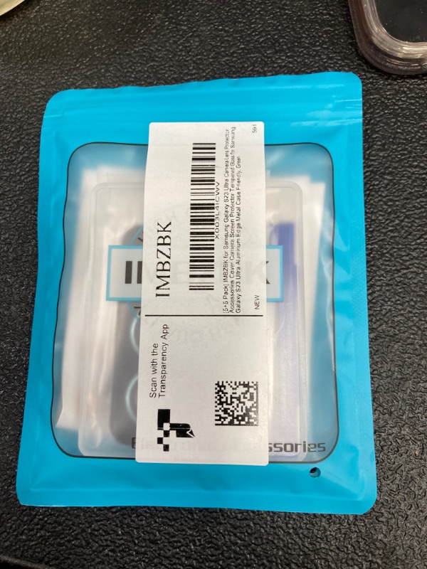 Photo 1 of IMBZBK [5+5 Pack] for Samsung Galaxy S23 Ultra Camera Lens Protector Accessories Cover Camera Screen Protector Tempered Glass for Samsung Galaxy S23 Ultra Aluminum Edge Metal Case Friendly, Green Camera Protector for S23 Ultra Green