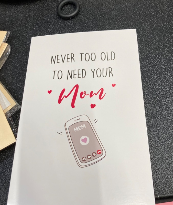 Photo 1 of Heartfelt Card for Mom, Never Too Old To Need Your Mom, Cute Mother's Day Card for Mother-in-law, Love Card for Mommy from Daughter Son