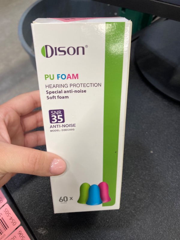 Photo 3 of 60Pair Ultra Soft Foam Earplugs, 35dB Ear Plugs for Sleeping Noise Cancelling, Earplugs Sound Blocking Sleeping, Foam Ear Plugs for Shooting, Travel