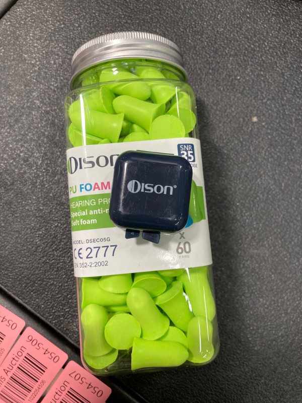 Photo 1 of 60Pair Ultra Soft Foam Earplugs, 35dB Ear Plugs for Sleeping Noise Cancelling, Earplugs Sound Blocking Sleeping, Foam Ear Plugs for Shooting, Travel