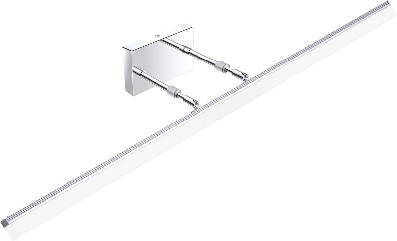 Photo 1 of Aipsun 48 inch LED Vanity Lights Adjustable Bathroom Vanity Light Fixtures Bathroom Lighting Fixture Over Mirror Chrome Modern Vanity Lighting 5500K