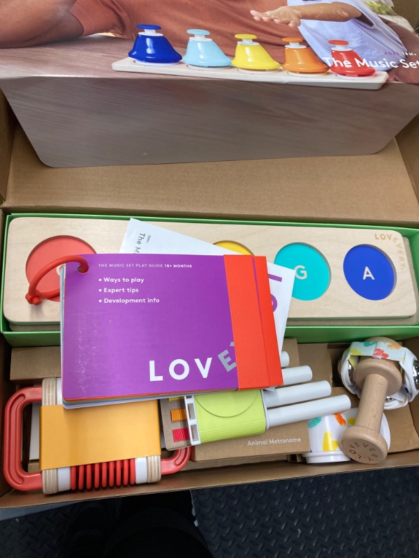 Photo 2 of LOVEVERY | The Music Set | 6 Instruments and Rhythm & Songs Book, Toddler and Kids Music Toys, Ages 18 Months to 4+ Years