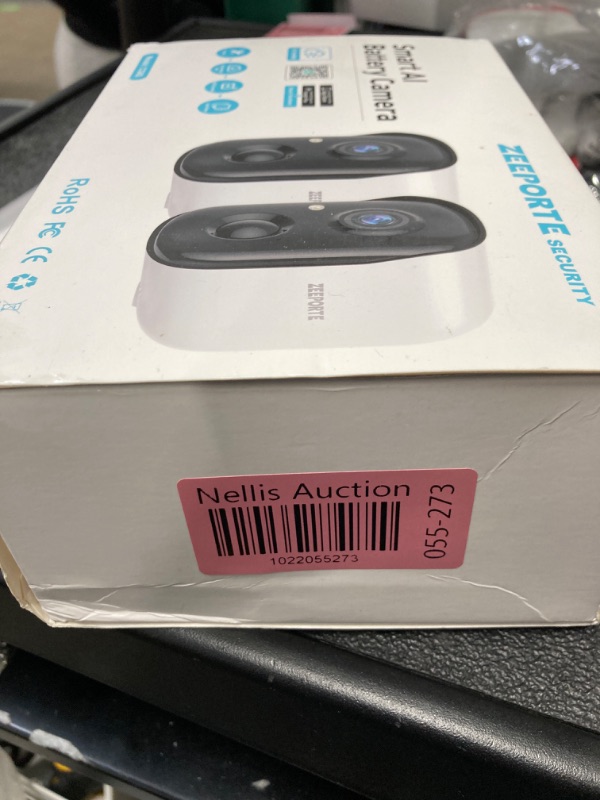 Photo 1 of Security Cameras Wireless Outdoor, 2K Battery Powered WiFi Cameras for Home Security with AI Motion Detection, Color Night Vision, Spotlight, Siren, Waterproof, SD/Cloud Storage - 2 Pack