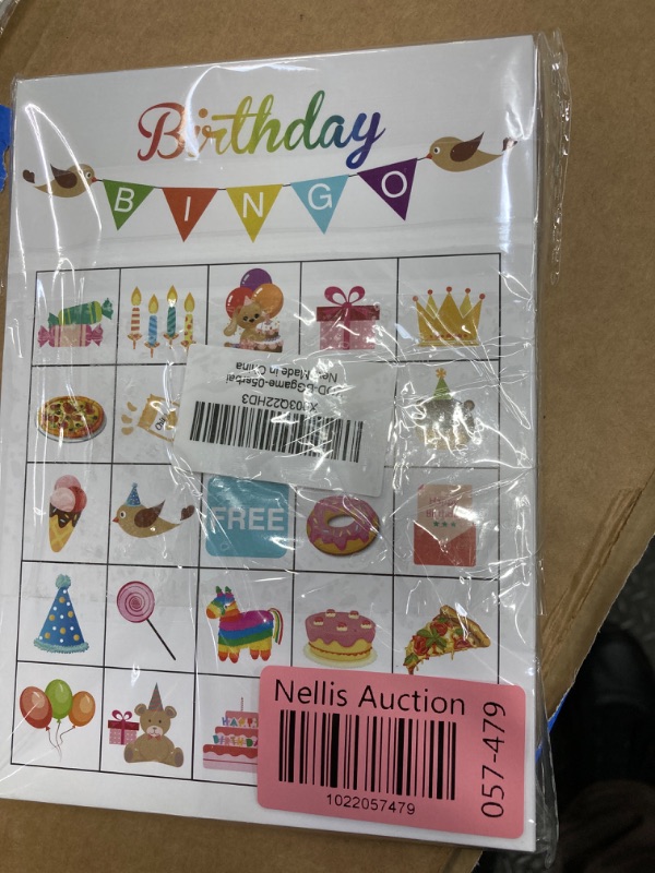 Photo 2 of 2 Pack - Zodvery Birthday Bingo Cards, Birthday Party Activities Bingo Game, Kids Birthday Game, Boys and Girls Birthday Party, School Classroom Family Activities Party, Group Activity - 24 Players/ 05srbai