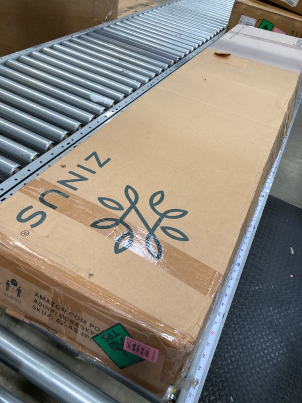 Photo 1 of ***(FACTORY SEALED)***
ZINUS Korey Metal Platform Bed Frame with Upholstered Headboard, Wood Slat Support, No Box Spring, Easy Assembly, Full Black Full Frame with Upholstered Headboard