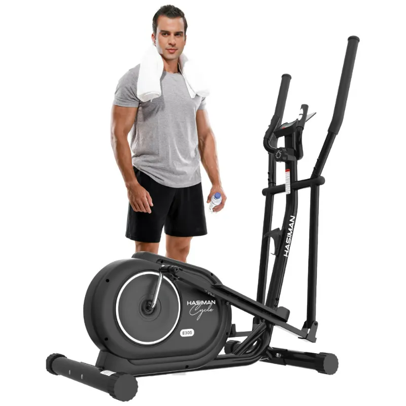 Photo 1 of Pooboo Silent Magnetic Elliptical Bike Stationary Exercise Machine for Home Gym Cardio Workout 300lb