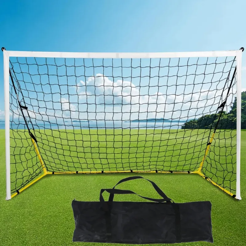 Photo 1 of ***(FACTORY SEALED)***
Eotvia Soccer Goals for Backyard, Portable 8 Ft. x 5 Ft. Soccer Goal Net for Kids Adults, Folding Soccer Goal with Carry Bag, Football Soccer Training Equipment Includes 4 Ground Stakes, Steel Frame