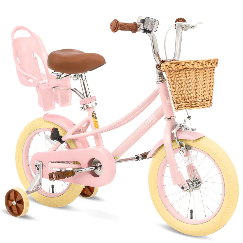 Photo 1 of ***(FACTORY SEALED)***
XJD Girls Bike for 2-7 Years Old Toddlers and Kids, 12 14 16 Inch Kids Bike with Basket and Bell Training Wheels, 14 Inch Kid's Bicycle with Kickstand & Adjustable Seat Handlebar Height