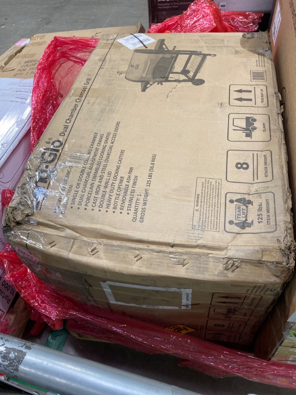 Photo 1 of Dyna-Glo DGN576SNC-D X-Large Premium Dual Chamber Charcoal Grill