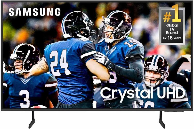 Photo 1 of ***FOR PARTS DAMAGED AND NON FUNCTIONAL*** SAMSUNG 75-Inch Class Crystal UHD 4K DU7200 Series HDR Smart TV w/Object Tracking Sound Lite, PurColor, Motion Xcelerator, Mega Contrast, Q-Symphony (UN75DU7200, 2024 Model)