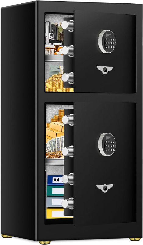 Photo 1 of ???? ???] 7.6 Cu Ft Extra Large Home Safe Fireproof Waterproof with [DOUBLE SAFES], Heavy Duty Digital Security Safe with [Hidden Compartment], Fireproof Safe for Home Business Office USE