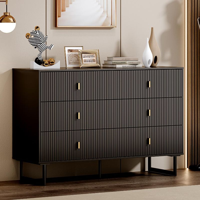 Photo 1 of ***(PHOTO SIMILAR TO ITEM)***
6 Drawer Dresser for Bedroom, Large Double Dresser with Wide Drawers, Modern Chest of Drawers,Storage Organizer Dresser,Nursery Dresser,for Living Room, Hallway, Bedroom, Kids Bedroom