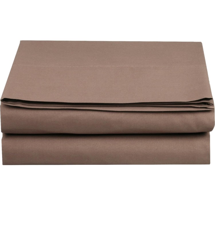 Photo 1 of Elegant Comfort Premium Hotel Quality 1-Piece Flat Sheet, Luxury & Softest 1500 Thread Count Egyptian Quality Bedding Flat Sheet, Wrinkle, Stain and Fade Resistant, King, Taupe