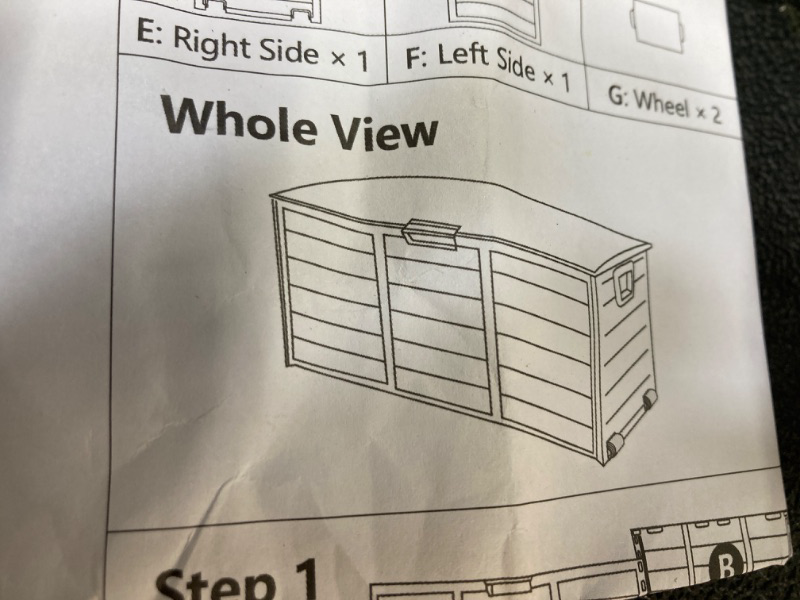 Photo 5 of Storage Lockers 300L Outdoor Storage Box