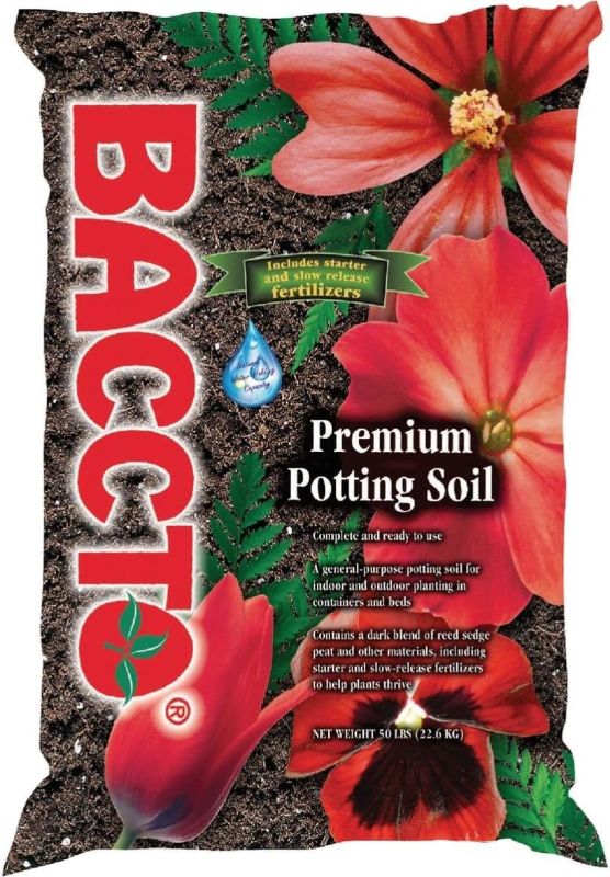 Photo 1 of 1250 Baccto Premium Potting Soil, 50-Pound