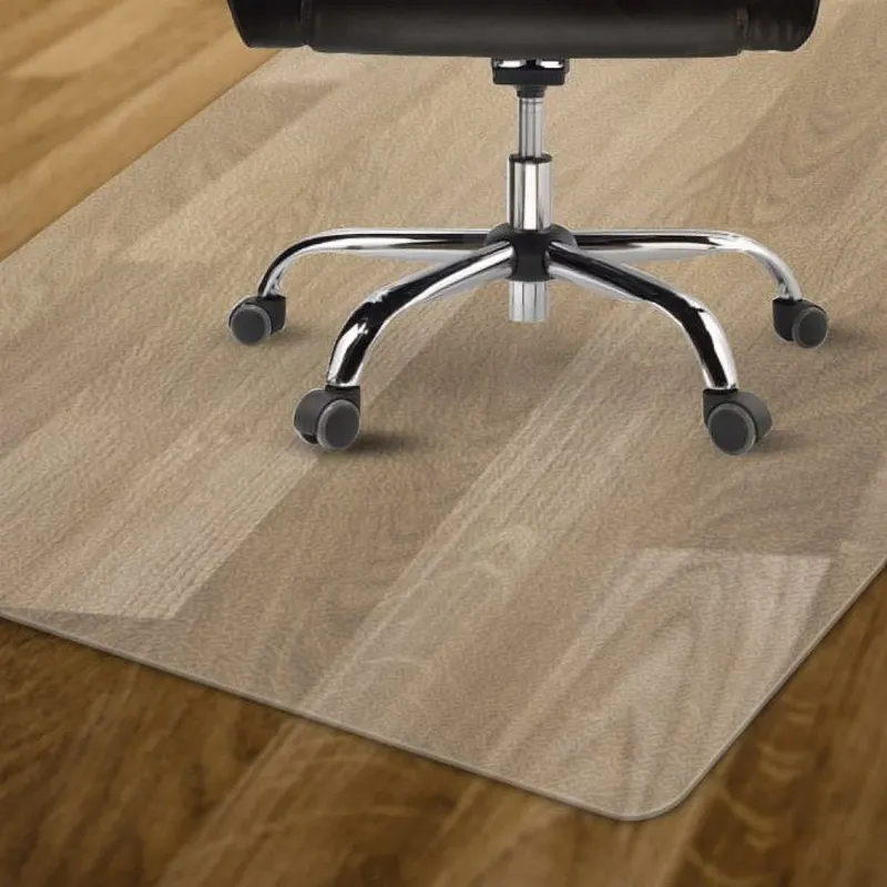 Photo 1 of  Office Mat for Hard Floor (36 "X 48" Rectangle), Transparent PVC, Office Chair Mat for Home and Office