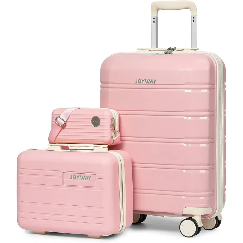 Photo 1 of Carry-on Luggage 20" Lightweight Polypropylene Luggage, Hardshell Suitcase with Swivel Wheels