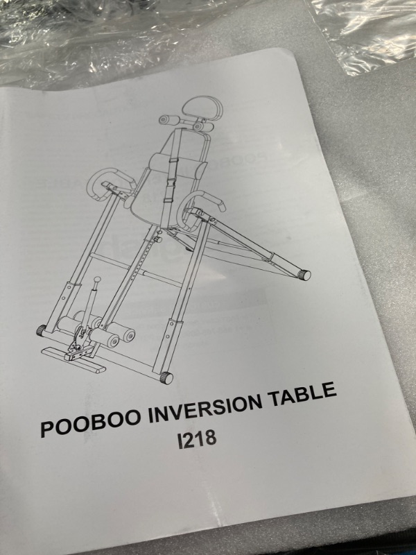 Photo 3 of  Inversion Table Back Therapy Reflexology Heavy Duty Foldable Back Stretcher Machine, Maximum User Weight 280 lbs