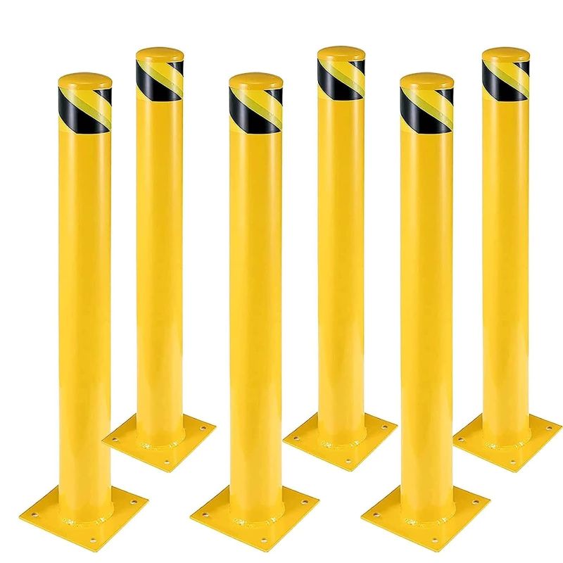 Photo 1 of  Yellow Safety Steel Bollard Posts