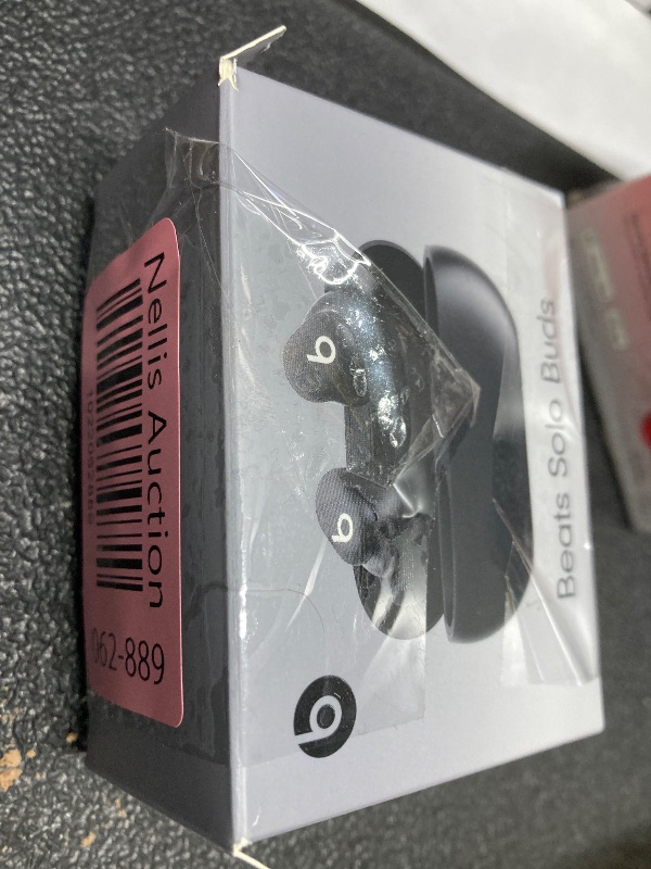 Photo 2 of Beats Solo Buds - Wireless Bluetooth Earbuds 18 Hours of Battery Life Apple and Android Compatibility Built-in Microphone - Matte Black