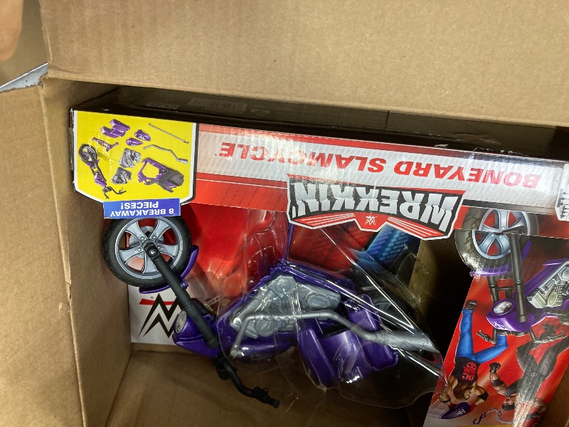 Photo 2 of *** see notes*** 
Mattel WWE Wrekkin' Slamcycle Vehicle & Action Figure Playset with Toy Motorcycle & Undertaker 6-inch Collectible, Launching Action & Breakaway Parts