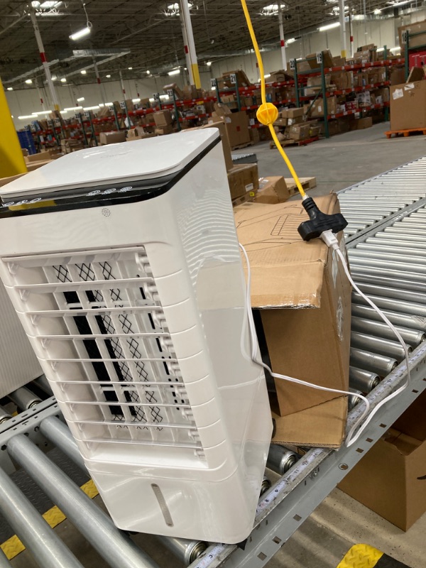 Photo 3 of ***BROKEN WHEELS AND MISSING  PARTS**** Evaporative Air Cooler,3-IN-1 Windowless Portable Air Conditioner,Oscillation Swamp Cooler and Humidification-Includes Ice Packs-12 Hour Timer&Remote,Ideal for Home, Office, Bedroom, Kitchen