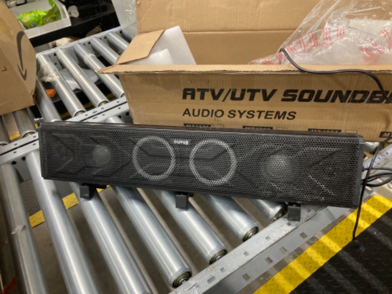 Photo 2 of ***BLUETOOTH DOES NOT WORK*** 25 Inch UTV Sound Bar, ATV SoundBar Bluetooth with RGB Lighting, Amplified Powersports SXS Sound Bar, Waterproof Golf Cart Sound Bar, UTV Speakers Compatible with Polaris RZR Can-Am 25IN