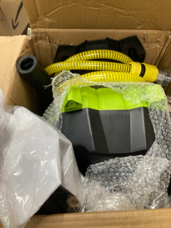 Photo 4 of Electric Pressure Washer 4300 PSI 2.8 GPM Power Washer with 35FT Power Cord, 20FT Hose, 4 Quick Connect Nozzles, Foam Cannon, Hight Pressure Washer for Cars, Garden, Garage, Patios, Yellow