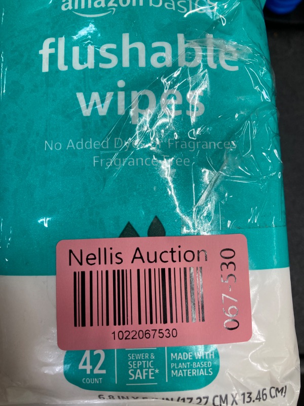 Photo 3 of Amazon Basics Flushable Adult Toilet Wipes, Fragrance Free, 252 Count (6 Packs of 42) Packaging May Vary 42 Count (Pack of 3)