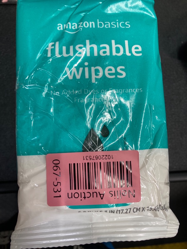 Photo 3 of 
Amazon Basics Flushable Adult Toilet Wipes, Fragrance Free, 252 Count (6 Packs of 42) Packaging May Vary