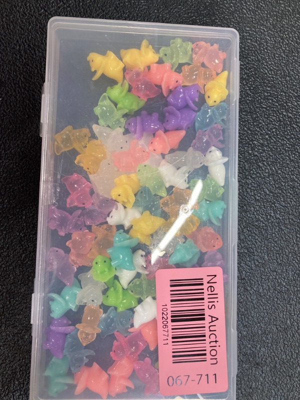 Photo 2 of 70pcs Mini Dinosaur Figures, Luminous & Solid Color Tiny Miniature Glow In The Dark Dinosaur Cute Small Resin Dinosaur Toys Micro Animal Ornaments for Landscape Dollhouse Craft Garden Decoration