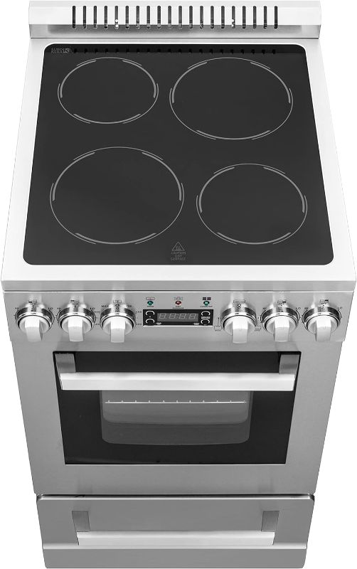 Photo 1 of Avanti DER20P3S DER20P Elite Series 20" Electric Range Oven, in Stainless Steel