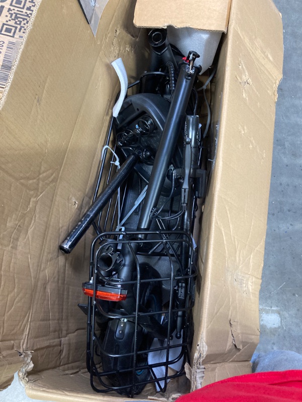 Photo 1 of Gyroshoes Electric Scooter with Seat for Adults, 550W Powerful Motor 20-Mile Range, Speed up to 18.6MPH, Ample Storage for Pets & Cargo, C1S-43G