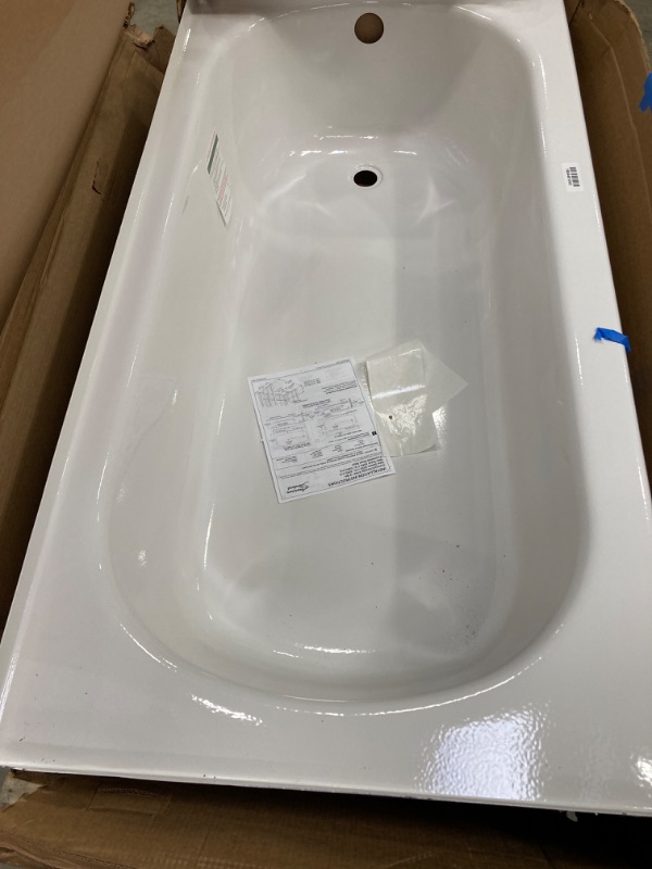 Photo 2 of American Standard 0263.112.020 New Solar Soaking Bathtub with Right Hand Outlet, White, 5-Feet - 0263112.020