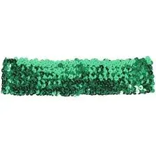 Photo 1 of Beaupretty Womens Headbands Sparkly Sequin Headband,Fashion Sports Hairband Glitter Head Band Elastic Bling Hairband for Women Girls,Green Headband | Adjustable Band black?Band for Tucking Shirts,Tool for Shirt?1PCS black-m | Headband *** Mixed Bundle ***