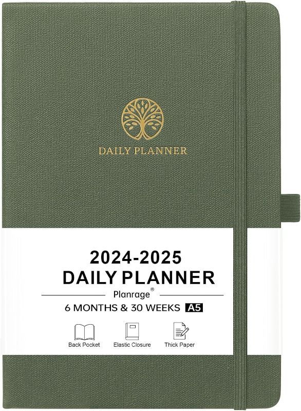 Photo 1 of ***Picture For Reference *** Daily Planner - Weekly Appointment Book, Daily Planner with 6 Months/30 Weeks, Planner for Office Organizing