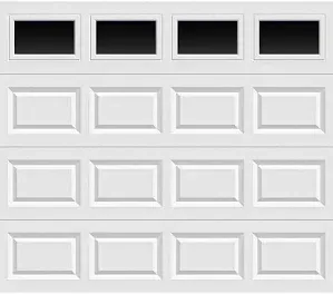 Photo 1 of Clopay
Classic Steel Short Panel 8 ft x 7 ft Non-Insulated White Garage Door with Windows