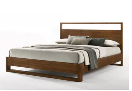 Photo 1 of ***BOX 1 OF 2, FOR PARTS*** Berlin queen bed Headboard NATUAL WALNUT