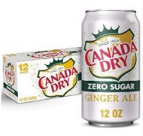 Photo 1 of Canada Dry Zero Sugar Ginger Ale Soda, 12 fl. oz. Cans, 12 Pack (Pack of 2) Diet Ginger 12 Fl Oz (Pack of 24)